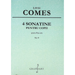 4 Sonatine pentru copii, pentru pian solo. Op. 14
