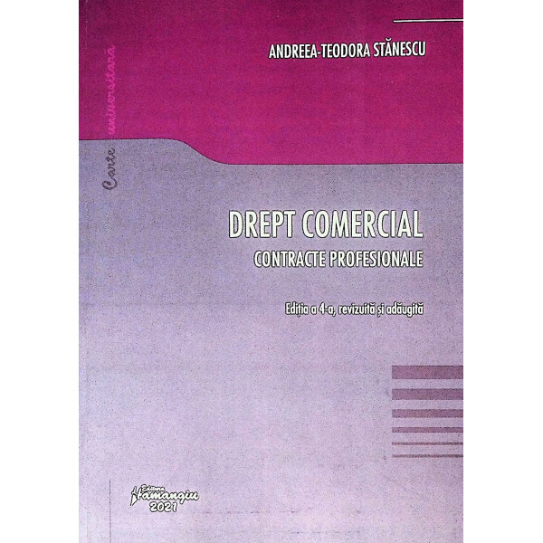 Drept comercial. Contracte profesionale