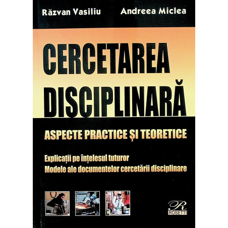 Cercetarea disciplinara....