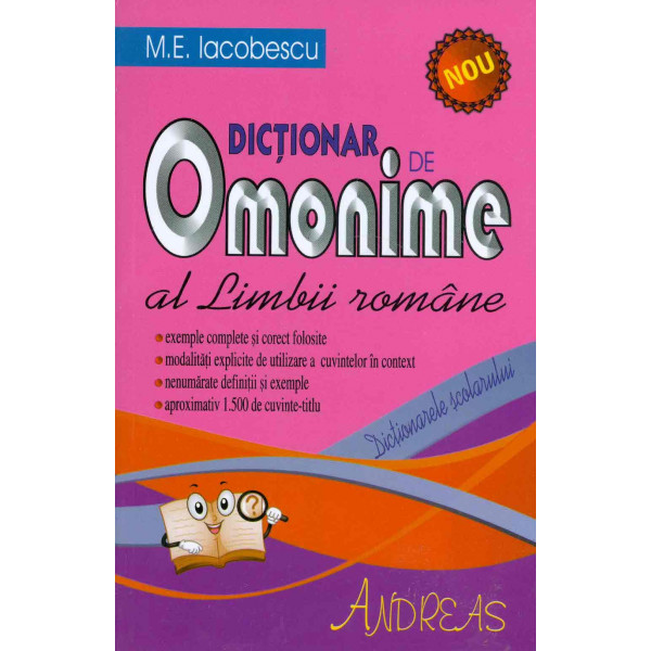 Dictionar de omonime al limbii romane