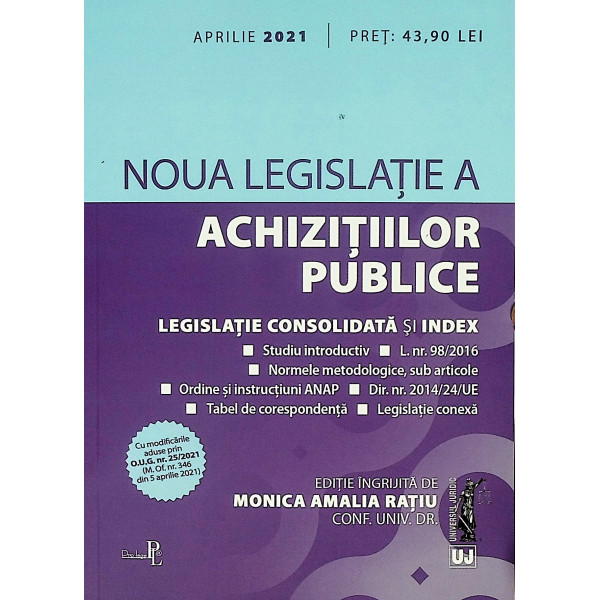 Noua legislatie a achizitiilor publice