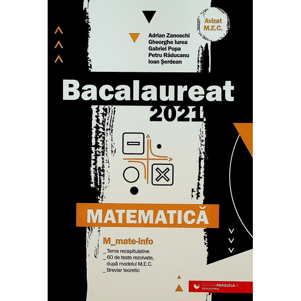 Matematica M_mate-info - Bacalaureat 2021