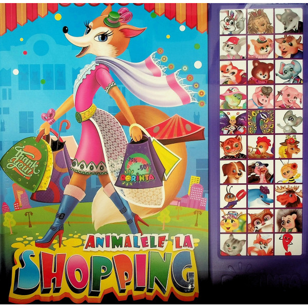 Animale la shopping - Carte cu sunete