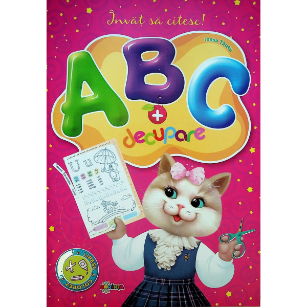 Marea carte de colorat ABC+decupare