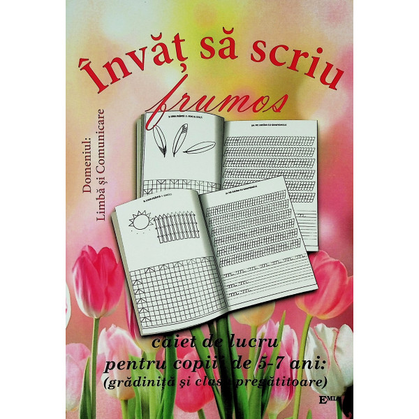 Invat sa scriu frumos. Caiet de lucru pentru copiii de 5-7 ani (gradinita si clasa pregatitoare)
