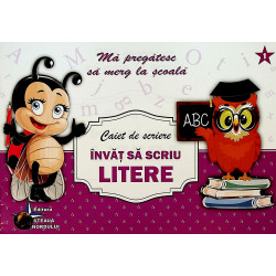 Invat sa scriu litere....