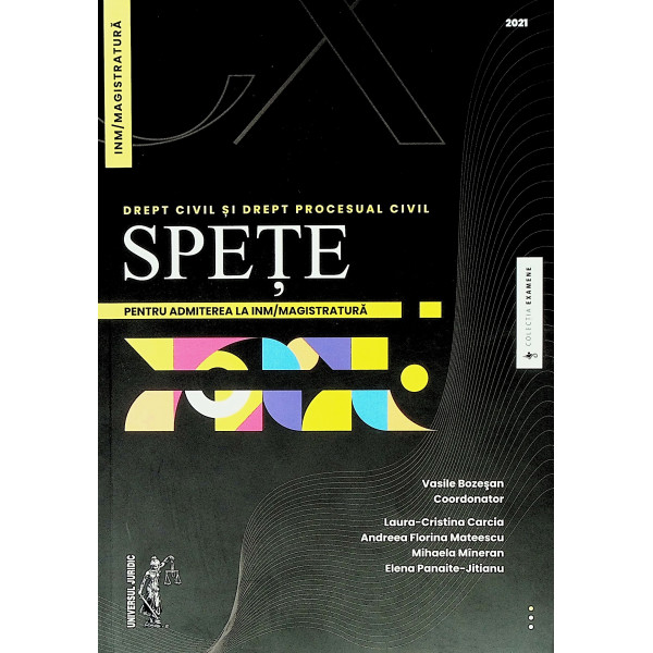 Drept civil si Drept procesual civil. Spete pentru admiterea la INM/magistratura