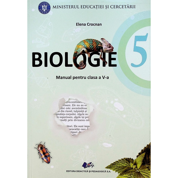 Biologie, clasa a V-a cu CD