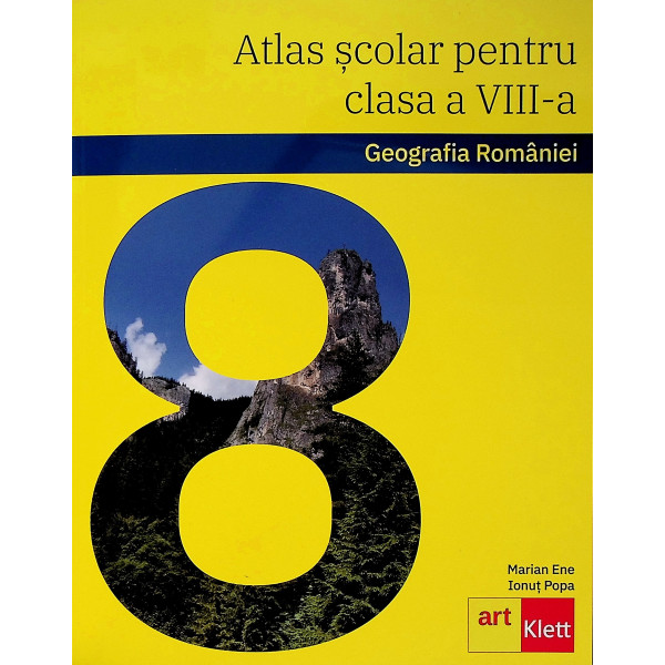 Atlas scolar pentru clasa a VIII-a - Geografia Romaniei