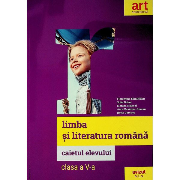 Limba si literatura romana, clasa a V-a. Caietul elevului