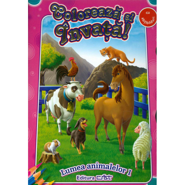 Coloreaza si invata! Lumea animalelor 1