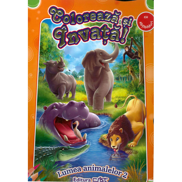 Coloreaza si invata! Lumea animalelor 2