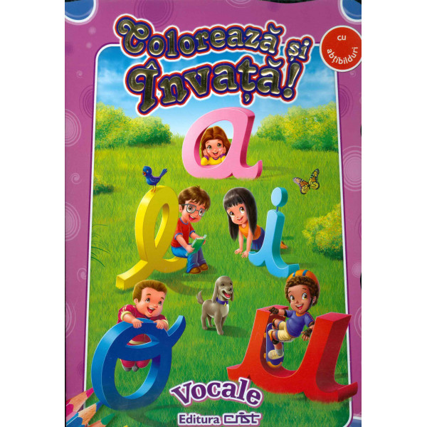 Coloreaza si invata! Vocale
