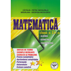 Matematica, clasa a IX-a:...