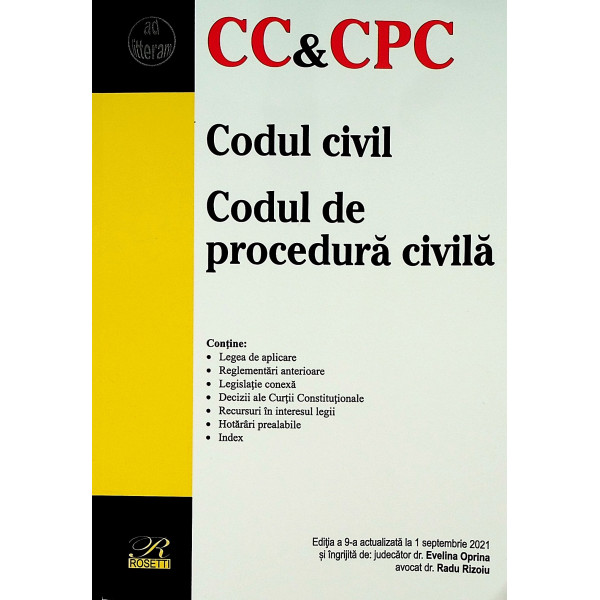 Codul civil. Codul de procedura civila