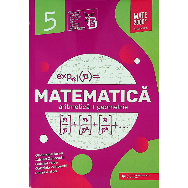 Matematica, clasa a V-a. Aritmetica+geometrie