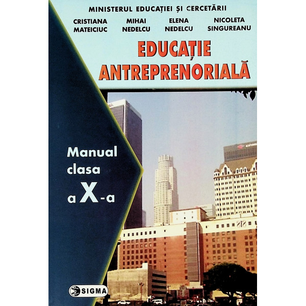 Educatie antreprenoriala, clasa a X-a