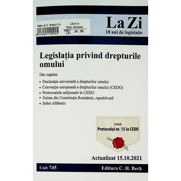 Legislatia privind drepturile omului