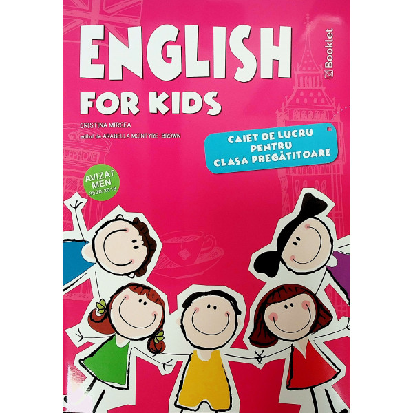 English for Kids - Caiet de lucru pentru clasa pregatitoare