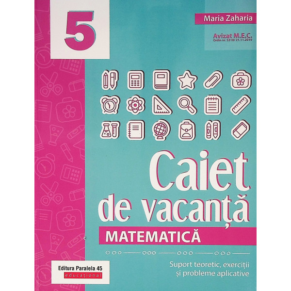 Matematica, clasa a V-a - Caiet de vacanta