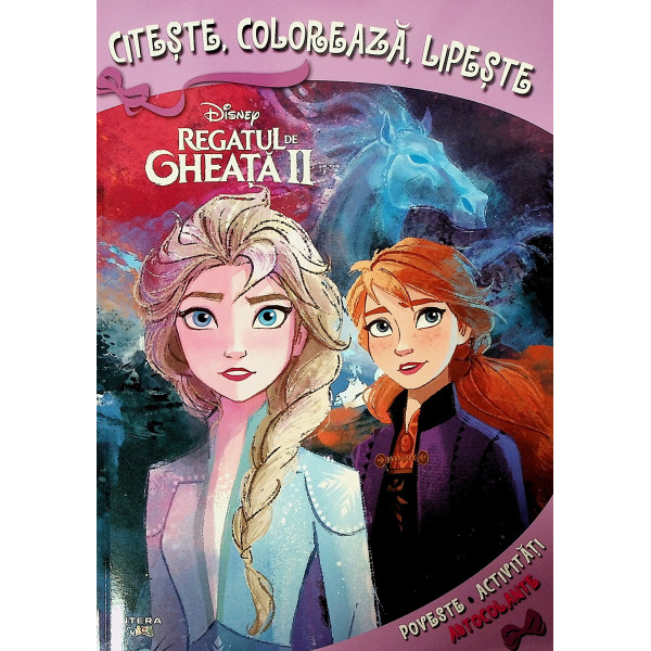 Regatul de Gheata II - Citeste, coloreaza, lipeste