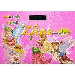 Zanele - Bloc de colorat cu abtibilduri