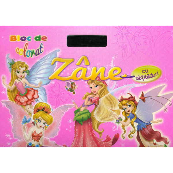 Zanele - Bloc de colorat cu abtibilduri