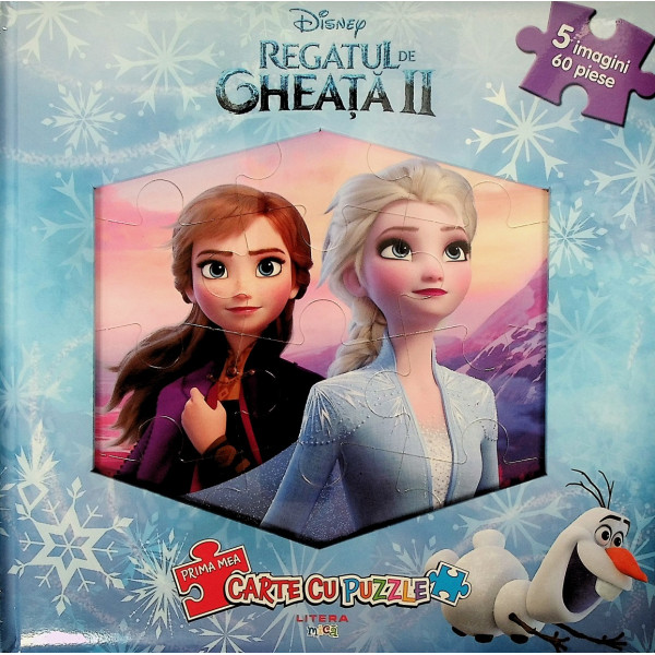 Regatul de Gheata II - Prima mea carte cu puzzle
