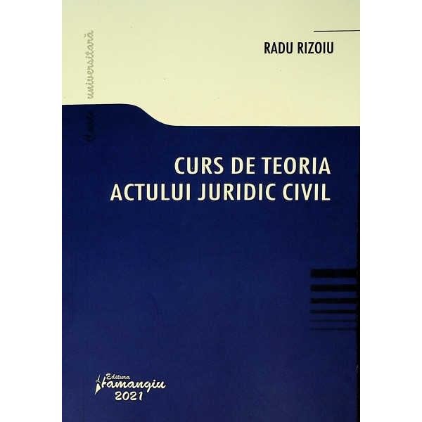 Curs de teoria actului juridic