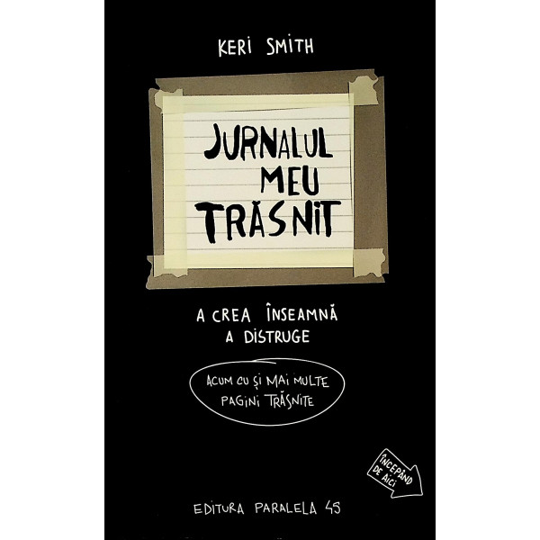 Jurnalul meu trasnit. A crea inseamna a distruge