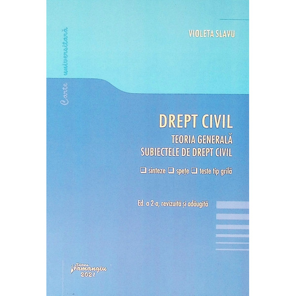 Drept civil. Teoria generala. Subiectele de drept civil