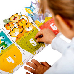 Joc educativ - Puzzle Trenuletul cifrelor