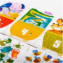 Joc educativ - Puzzle Trenuletul cifrelor