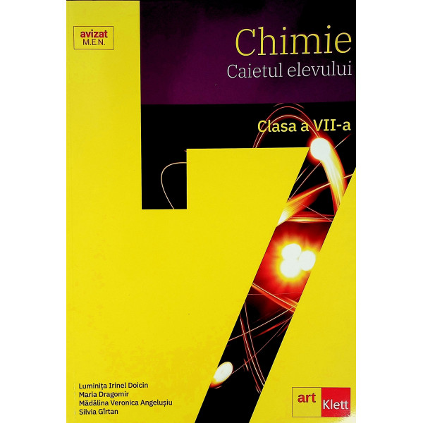 Chimie, clasa a VII-a. Caietul elevului