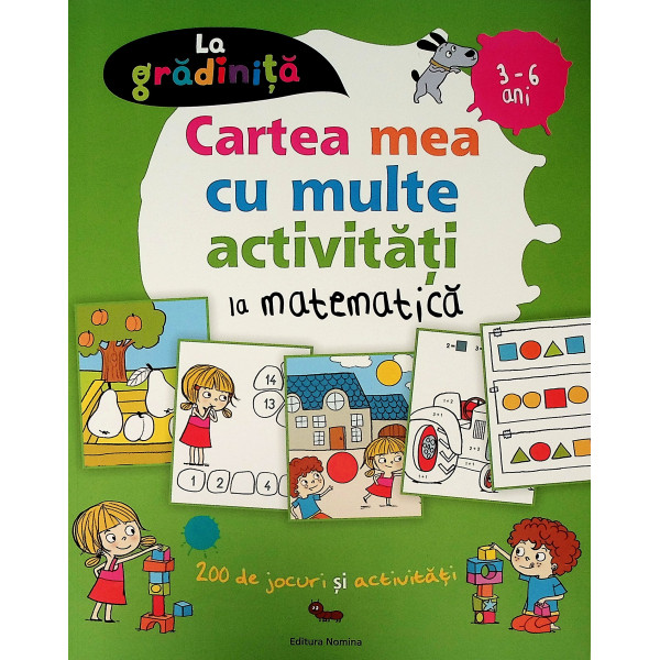 Cartea mea cu multe activitati la matematica, 3-6 ani