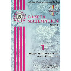 Gazeta matematica, nr. 1/2022