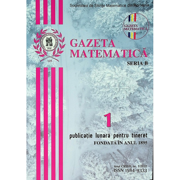 Gazeta matematica, nr. 1/2022