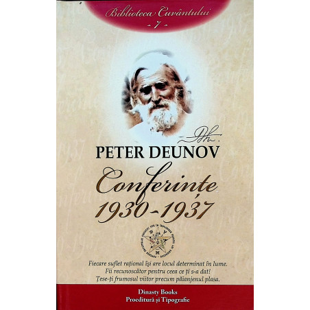 Conferinte, 1930-1937