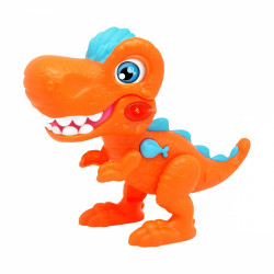 Jucarie interactiva Dinozaur Junior Cu Lumini Si Sunete - Portocaliu