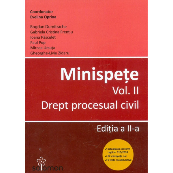 Minispete, vol. II - Drept procesual civil