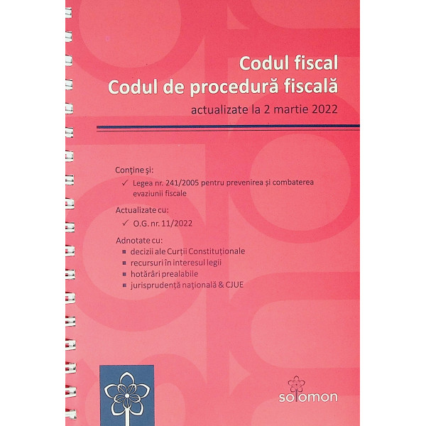 Codul fiscal. Codul de procedura fiscala