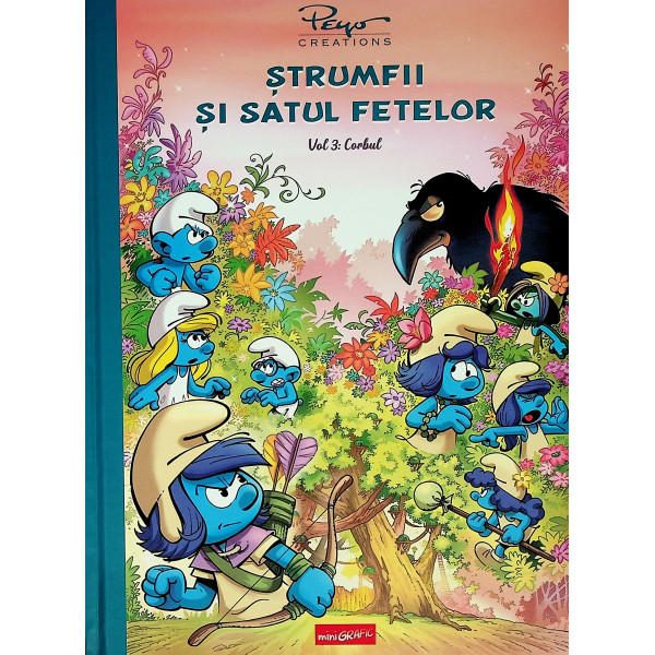 Strumfii si satul fetelor, vol. III - Corbul. MiniGrafic