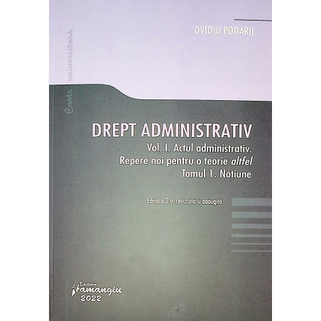 Drept administrativ, vol....