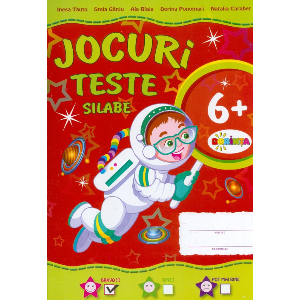Jocuri, teste, silabe, 6+