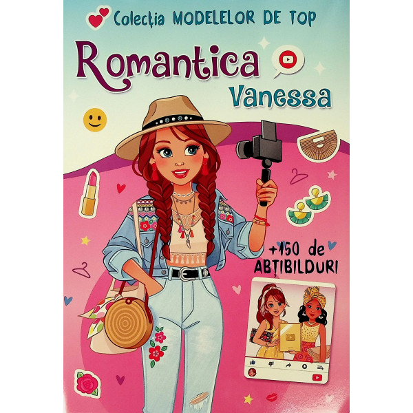 Romantica Vanessa. Carte cu abtibilduri
