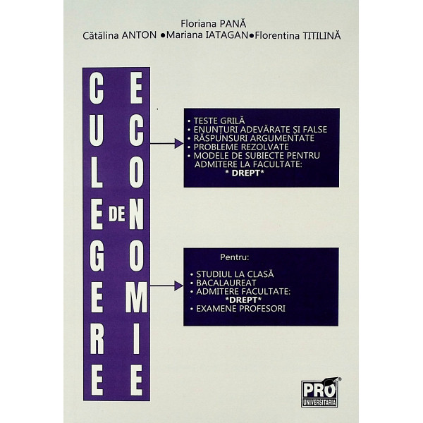 Culegere de economie