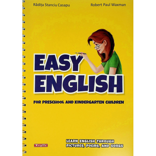 Easy English for Preschool and Kindergarten Children. Learn English Through Pictures, Poems, and Songs