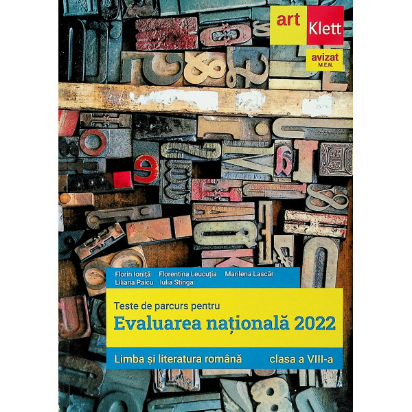 Limba si literatura romana, clasa a VIII-a - Teste de parcurs pentru Evaluarea Nationala 2022