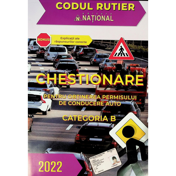 Chestionare pentru obtinerea permisului de conducere auto categoria B