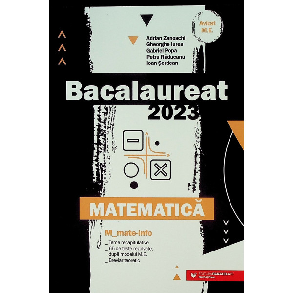 Matematica M_mate-info - Bacalaureat 2023
